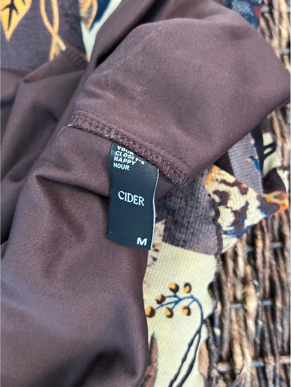 Cider patchwork floral mini dress. - Picture 6 of 6